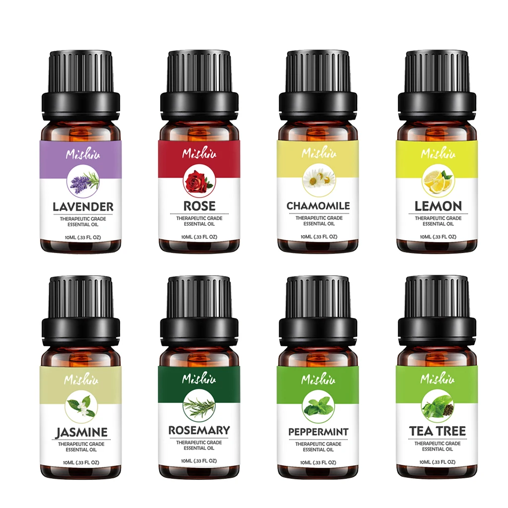 10ml Natural Plant Extract Massage Essential Oils Aromatherapy Fragrance Perfume for Beauty Salon SPA