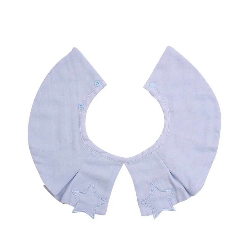 3 PCS Cute Baby Girls Bib Gauze Cotton Baby Bibs For Girl Fashion Decoration Fake Collar Saliva Mouth Towel Baby Girls Clothing  (34)