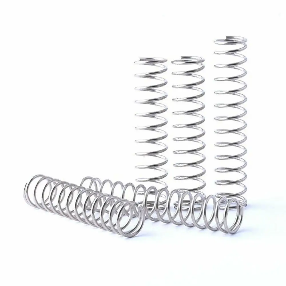 5-16mm O.D Zinc Plated Steel Compression Springs Various Wire Diameter Length ×5 