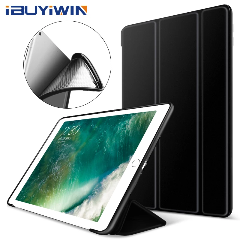 

Case for iPad Air 2 Smart Case for iPad Air 1 PU Leather Case for iPad 5 6 Slim Silicone Soft TPU Back Case for iPad Air 1 2 9.7