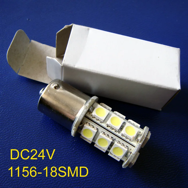 

High quality 24V DC10-30V BA15s truck led Light Bulb lamp (1156,BA15s,P21W,PY21W,R5W,1141) 24v led lamps free shipping 2pcs/lot