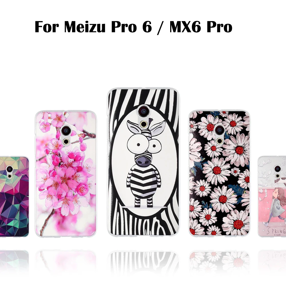 3D стерео чехол для Meizu Pro 6 / MX6 5 2 дюйма тонкий мягкий ТПУ защитный силиконовый