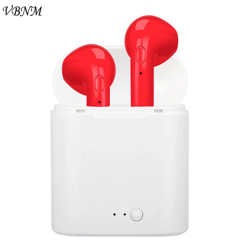 

VBNM 4.2 Wireless Bluetooth Earphone I7s TWS Earbuds Air Sports Headsets Headphone Charging Box Mic Pods for Smart Mobile Phone