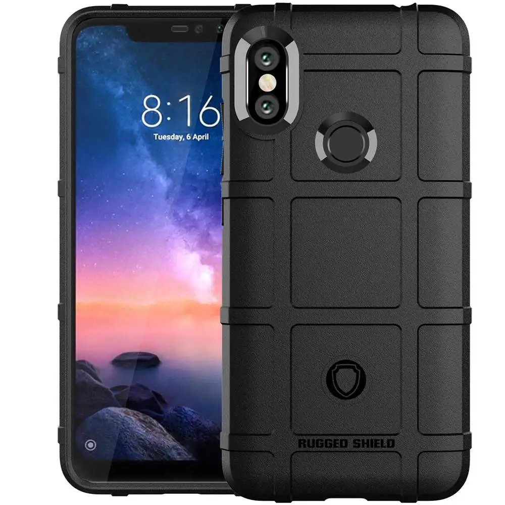 For Xiaomi Redmi Note 6 Pro Durable Shockproof Soft TPU Back Case redmi note6 pro Silicone AirBag Protective Cover Coque case | Мобильные