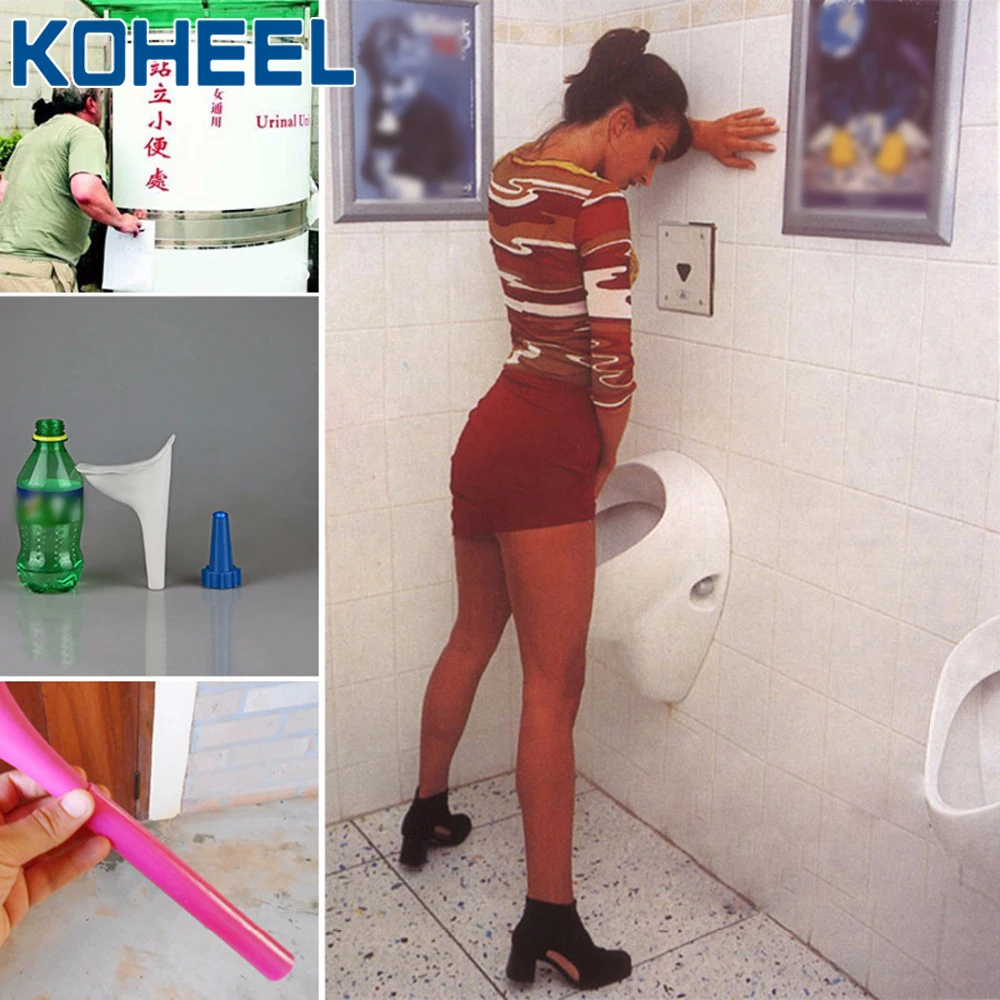 FEK Portable Femelle urinoir Camping en Plein air randonn/ée Voyage Urine Dispositif r/éutilisable Femme Tiolet Aide Entonnoir Outils