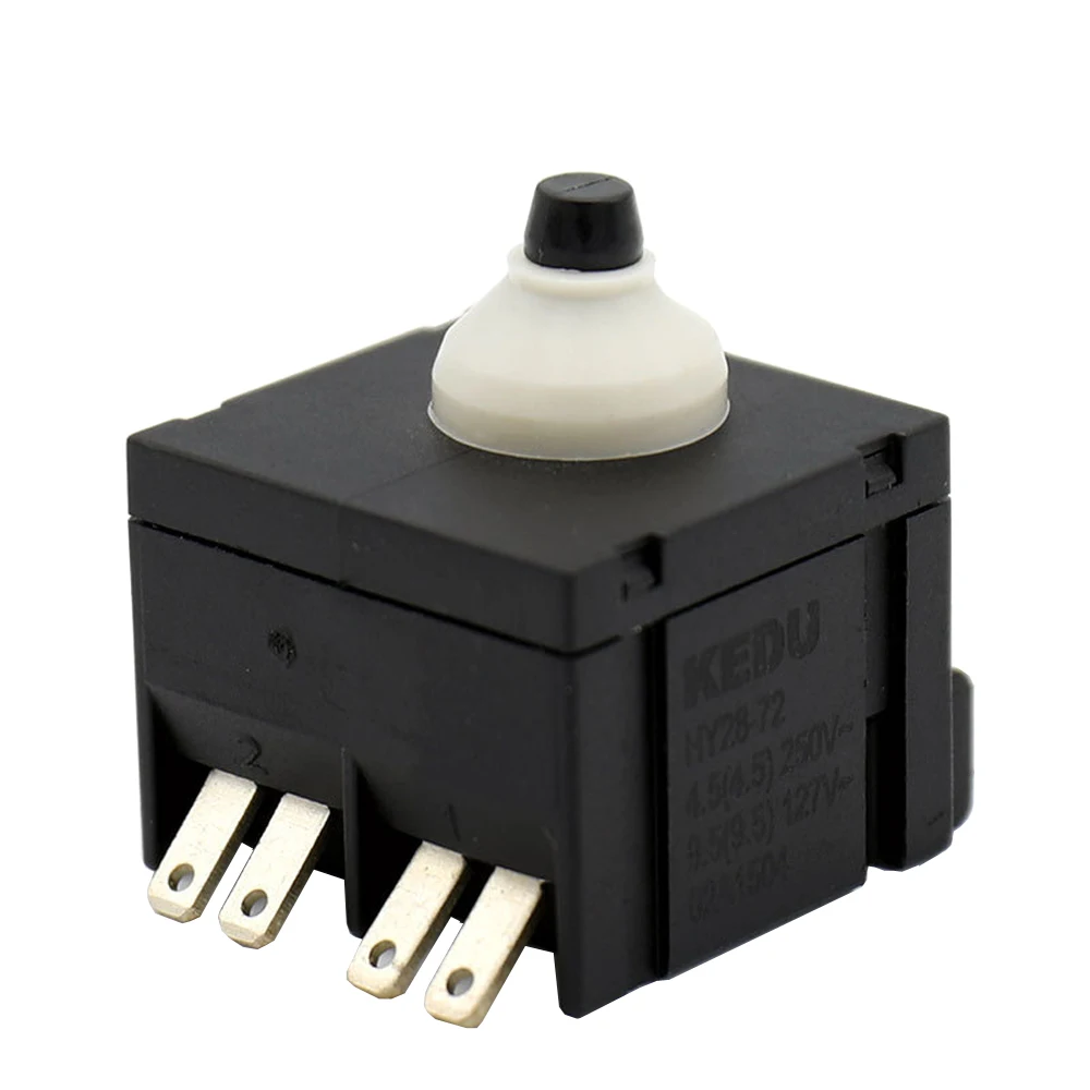 Kedu-dustproof Pushbutton Switch Handheld Elétrica Ferramenta Switches Máquina de Polimento de Canto Moinho Hy2872 127 v 250v 12 a 8a