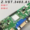 Z.VST.3463.A1 V56 V59-placa controladora LCD Universal, compatible con tablero de TV de DVB-T2, interruptor de 7 teclas, IR, 1 inversor de lámpara y LVDS ► Foto 3/5