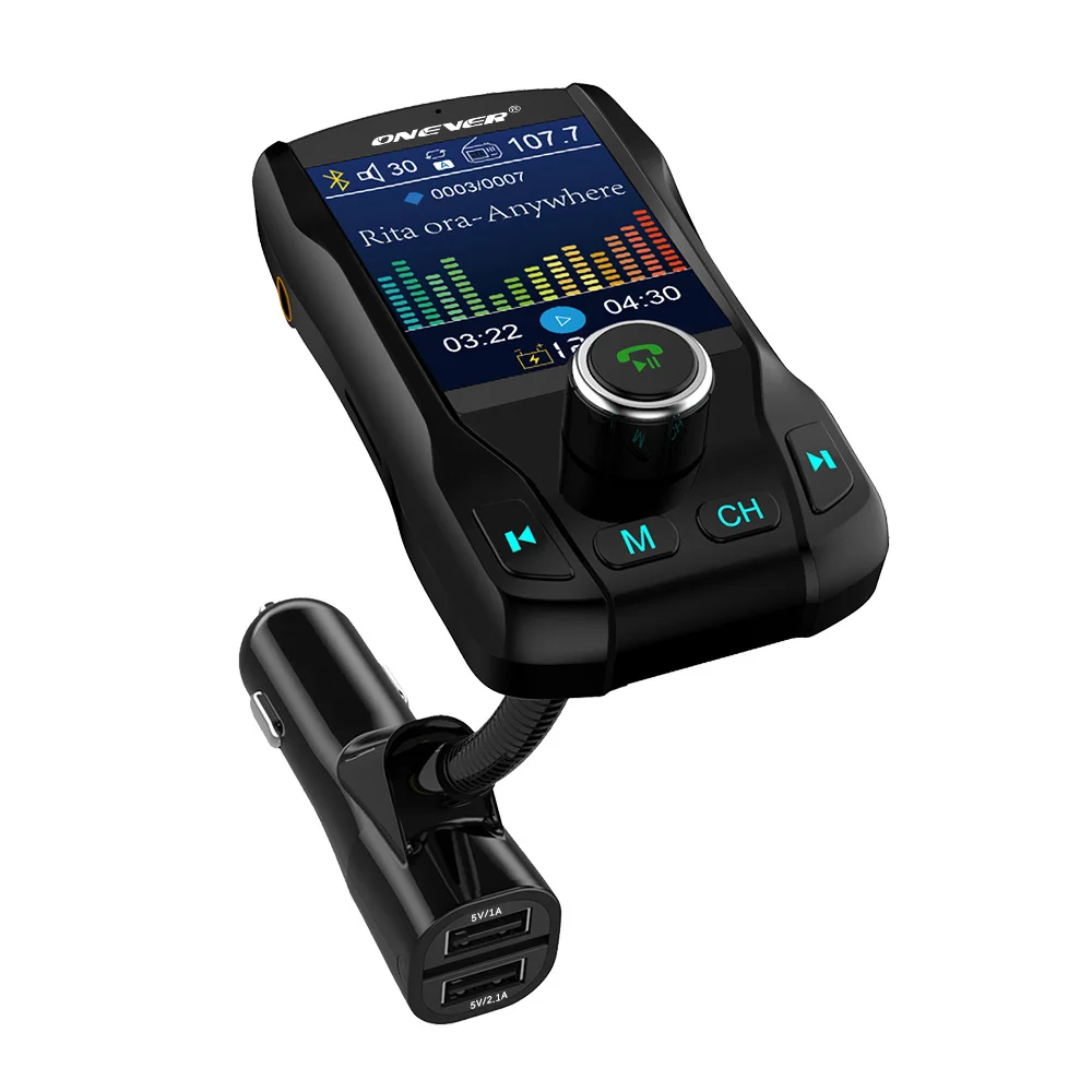 Fm Bluetooth передатчик Hands-free автомобильный MP3-плеер USB зарядное устройство Поддержка USB флэш-накопитель SD карта Aux Выход/вход