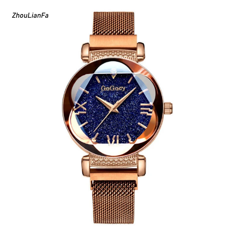 

Luxury Women's Watches Magnetic Starry Sky Female Clock Quartz Wristwatch Fashion Ladies Wrist Watch Relogio Feminino 4 Colors