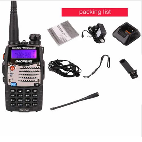 Дальняя рация Uhf Vhf Pofung UV-5RA модернизирована BAOFENG UV5R для CB радиостанции радио сканер полиции двухстороннее радио - Цвет: walkie talkie