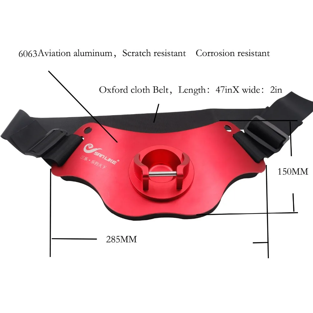 Sanlike рыболовные снасти для соленой воды рыболовный ремень алюминиевый рыболовный ремень инструмент для большой рыбалки