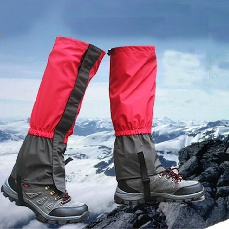 

Outdoor Snow Kneepad Unisex Skiing Gaiters Hiking Climbing Leg Protection Guard Sport Safety Waterproof Leg Warmers Sking Shoes
