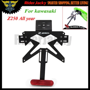 

Motorcycle License Plate Bracket Holder Number Plate Hanger Tail Tidy For kawasaki Z250 Z 250 All Year 2013 2014 2015 2016