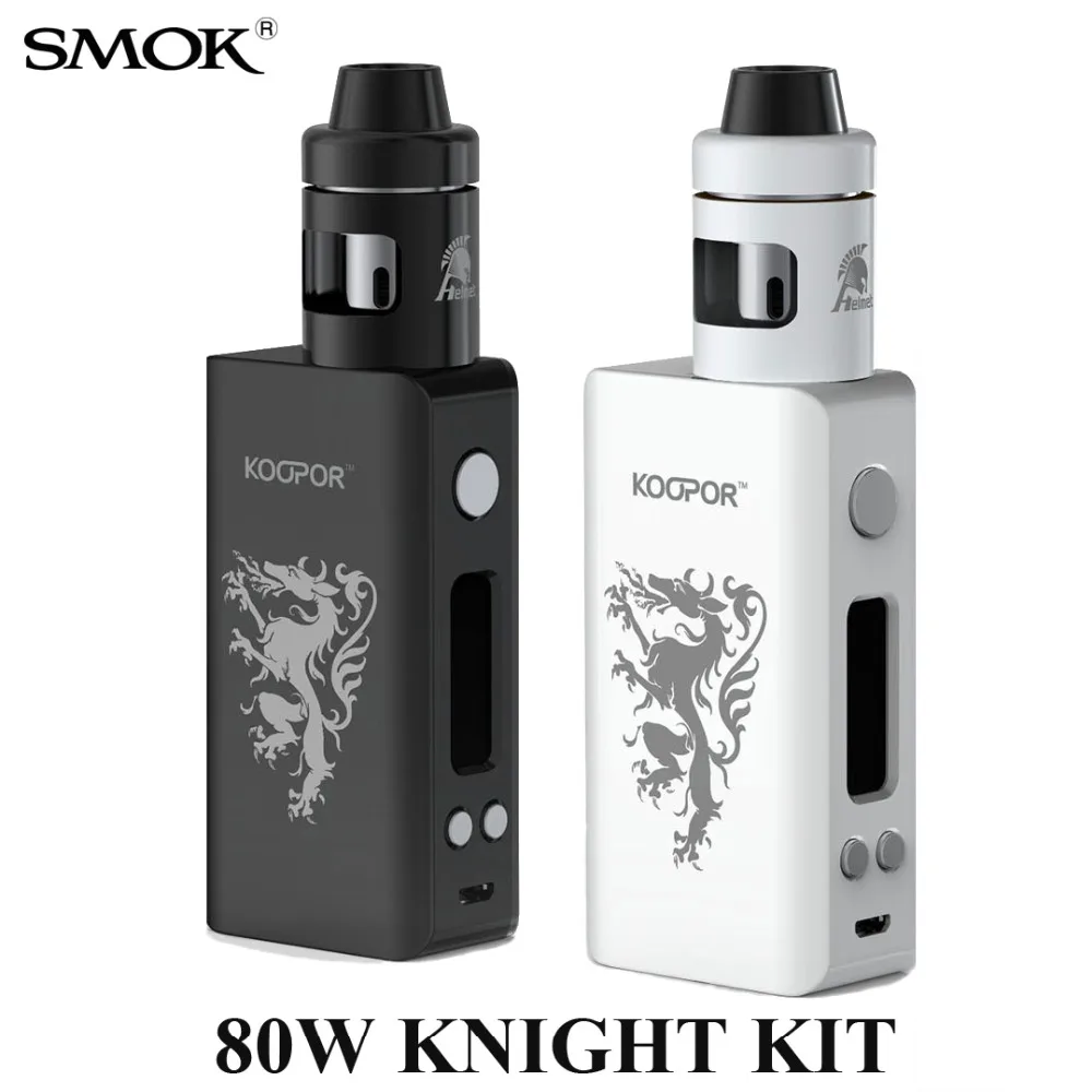 

Electronic Cigarette 80W Box Mod Vape Kit E Hookah Knight Kit Vaporizer Koopor Mini 2 Helmet Atomizer E-Cigarette X9065