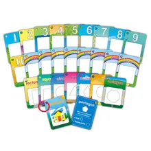 26 шт. Детские алфавиты цифры картина доска ручка 10 см/3,9 дюймов карточка для рисования развивающие> 3 лет игрушки