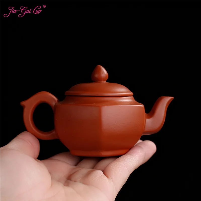 

JIA-GUI LUO 100MLL Purple Clay yixing teapot traditional chinese tea set oolong tea Portable travel tea set H028