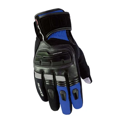 Мотоцикл перчатки Scoyco M-17B сенсорный Guantes защитный Велоспорт гонки Прихватки для мангала - Цвет: Синий