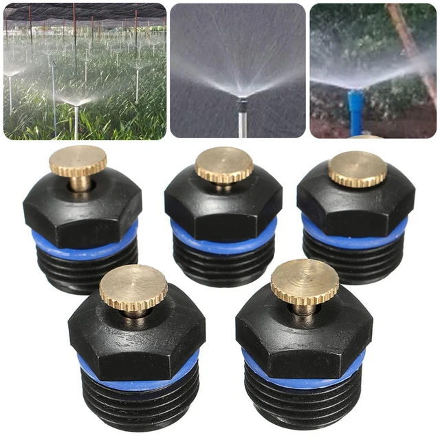 50pcs Garden Irrigation Tools Micro Flow Dripper Drip Head Irrigation Sprinklers Adjustable Water Spray Head Mayitr