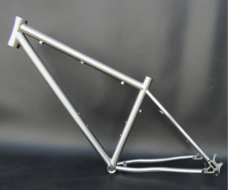 

1.5kg/pc 135mm rear hubs width , mountain bike frame , 27.5*17inch Titanium bicycle frame , Titanium alloy bike frame