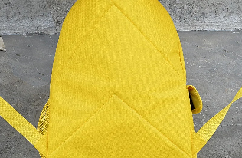  Pokemon Monster Yellow Pikachu Backpack School Book Bag with Ear for Boys Gilrs Kids Mochila back t - 33034729545
