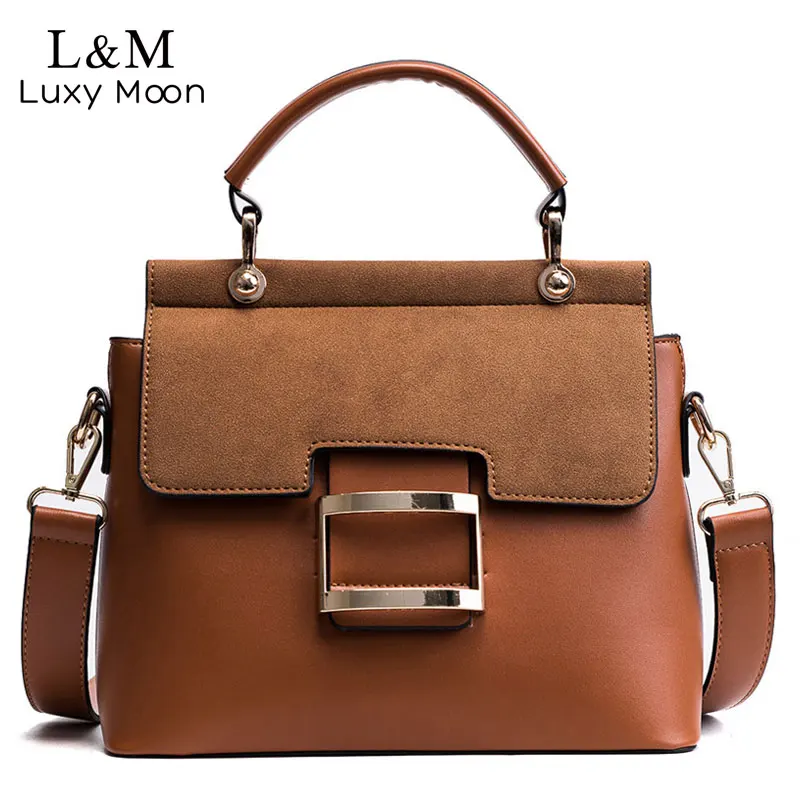 Женская сумка, винтажные сумки через плечо,, с пряжкой, из искусственной кожи, сумки через плечо для женщин, известный бренд, sac основной femme XA441H