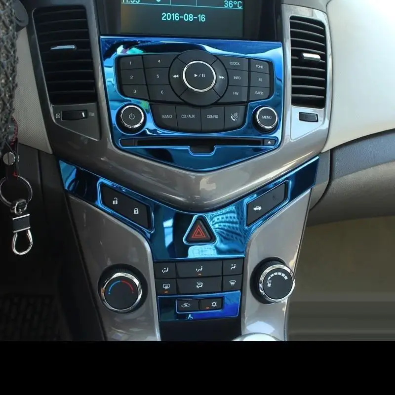Система управления Автомобильный авто Модернизированный хром автомобильный Стайлинг Аксессуары 09 10 11 12 13 14 15 для Chevrolet Cruze