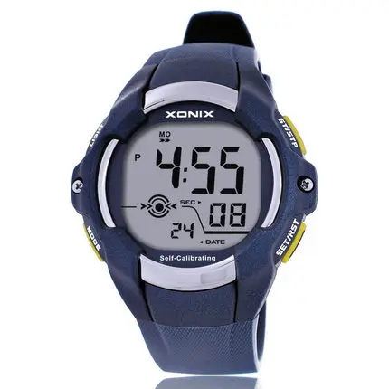 

XONIX intelligent Self Calibrating Internet Timing Men Sport Watch 100M Waterproof Digital Watch Diving Wristwatch Montre Homme