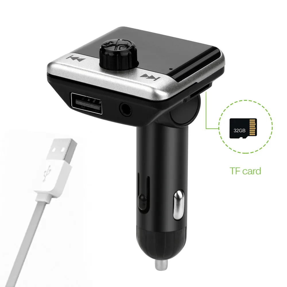 BT20 FM Transmitter Hands Free Wireless Bluetooth AUX Modulator Car Kit MP3 Player SD USB TF LCD Car Accessories Audio Music
