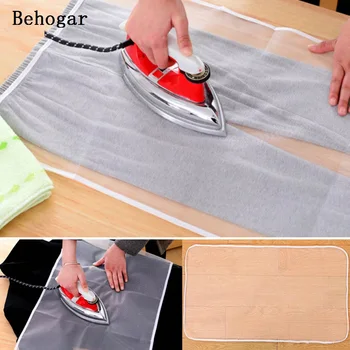 

Behogar 40 x 90cm Washable Ironing Board Heat Resistant Mesh Protective Guard Cloth Cover Pad Garment Protector Random Color