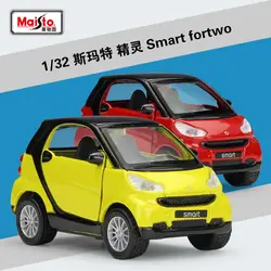 Maisto литье под давлением 1:32 автомобиль высокого симулятор классический Benz Smart Fortwo игрушечные машины металлическая машина оттяните назад