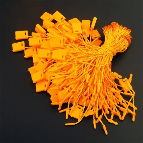 1000 pieces hang tag cord 7 inches quality hang tag string cord for garment price tag seal tag 