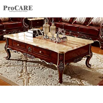 

Italian Luxury Modern Marble Top Tea Coffee Center Table For Sale - 6003