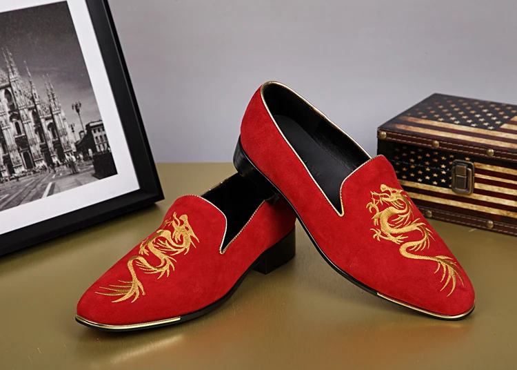 red designer dress shoes