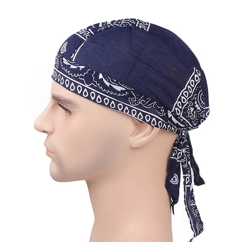 

Climbing Cycling Bandana Skull Cap Beanie Lightweight Cotton Biker Hat Hood Headband Headscarf