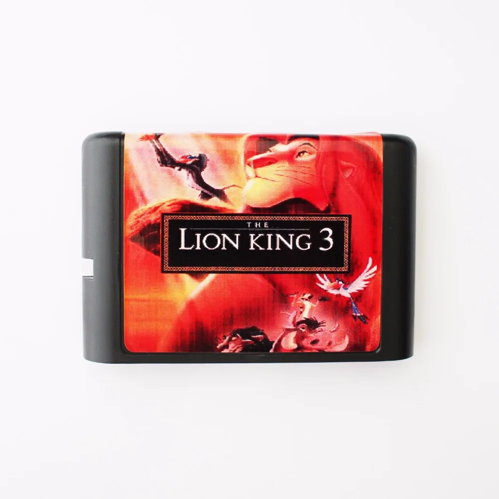Lion King 3 16 bit MD Game Card For 16 bit Sega MegaDrive