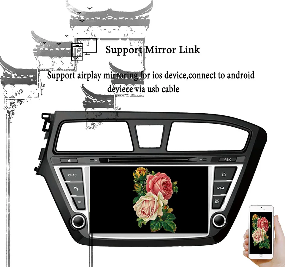 Flash Deal Octa Android 9.0 4GB RAM Car DVD player GPS Navigation Headunit For Hyundai I20 2013-2018 multimedia radio tape recorder IPS 2
