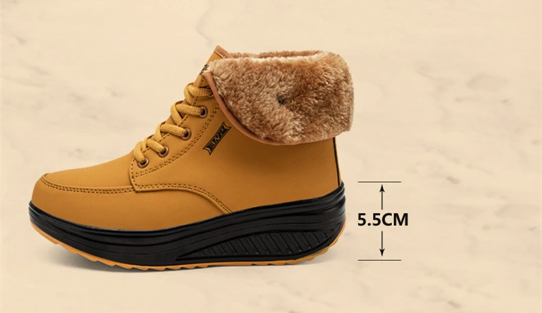 Ceny 2018 zima gorąca sprzedaż kobiet buty sportowe na świeżym powietrzu oddech buty do biegania wysokość zwiększenie wodoodporne sportowe ciepłe pluszowe trampki