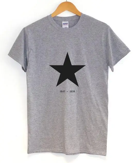 Bowie Blackstar Star Letters Print Women tshirt Cotton Casual Funny t