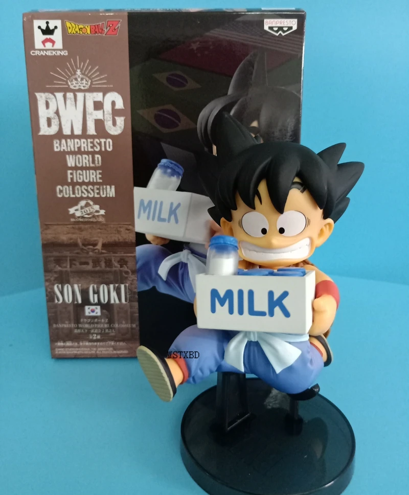 В наличии WSTXBD BANPRESTO DRAGON BALL Z WORLD FIGURE COLOSSEUM2 BWFC2 Milk Kid ИГРУШКИ Goku фигурки модель куклы