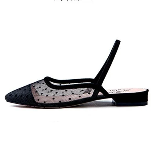 wide fit black sling back shoes