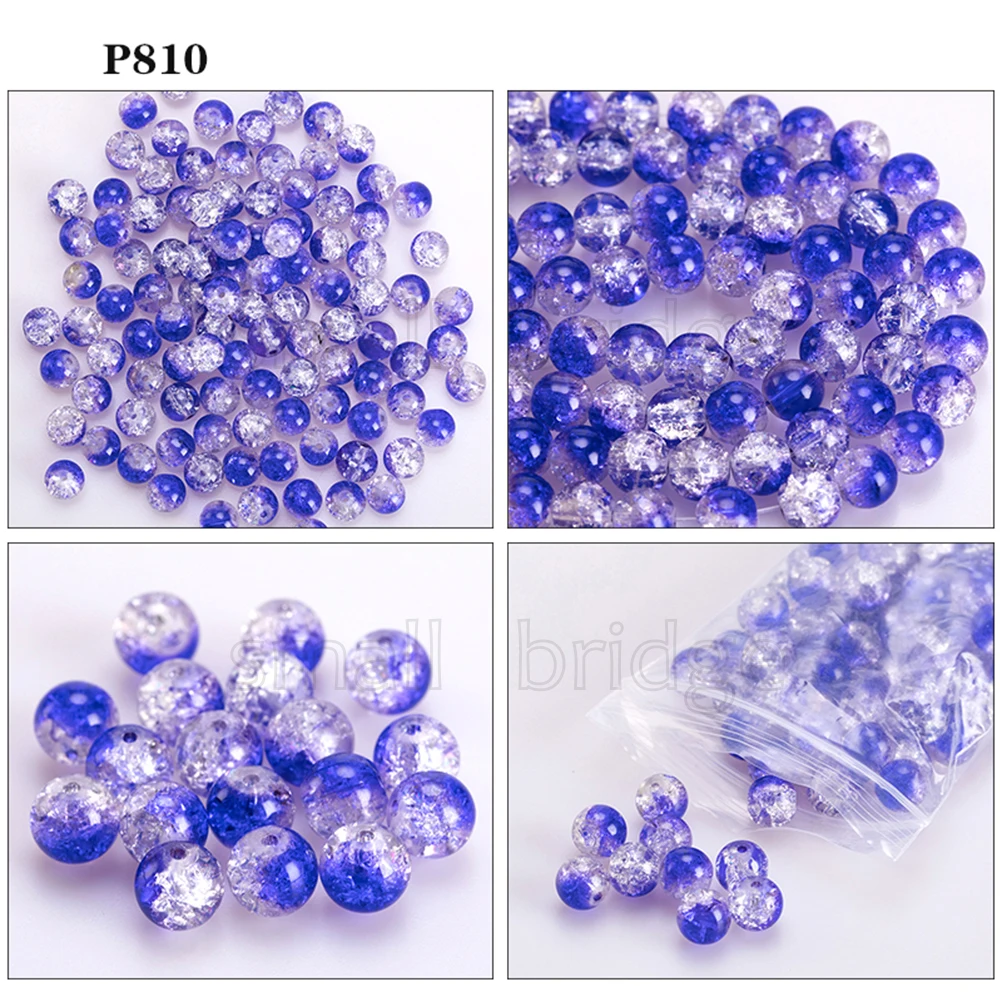 Glass Crackle Beads10
