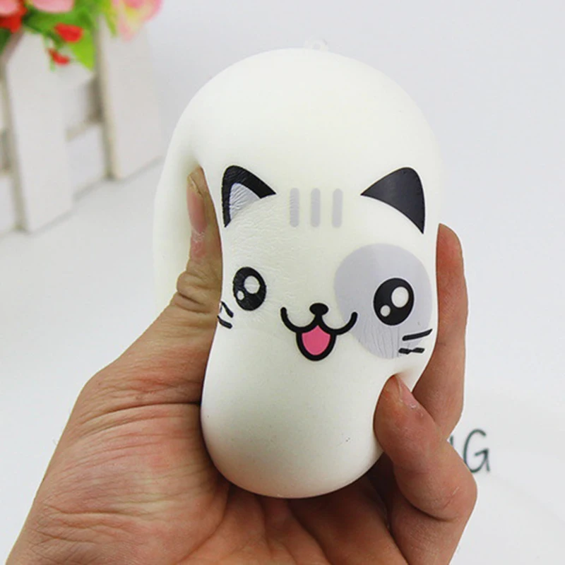 10 см Jumbo милые мягкие панды анти-strss игрушка Squishies Пасхальный подарок мягкий медленно поднимающийся телефон ремни подарок Kawaii мягкая игрушка