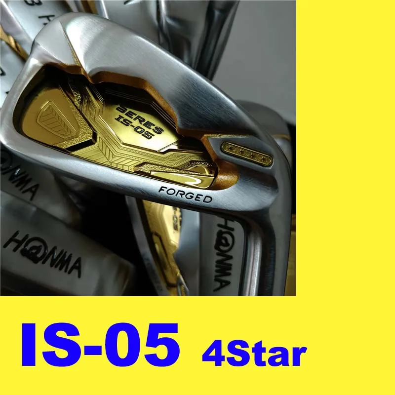 HONMA IS-05 S-05 S05 4Star Golf Irons 4-11.A.S 10Pcs Set Golf Clubs Steel Graphite shaft With HeadCover Driver Fairway woods
