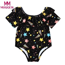 Детский цельный костюм бикини со звездами, одежда для купания, детская одежда для плавания, купальный костюм для девочек, купальные костюмы, купальные костюмы