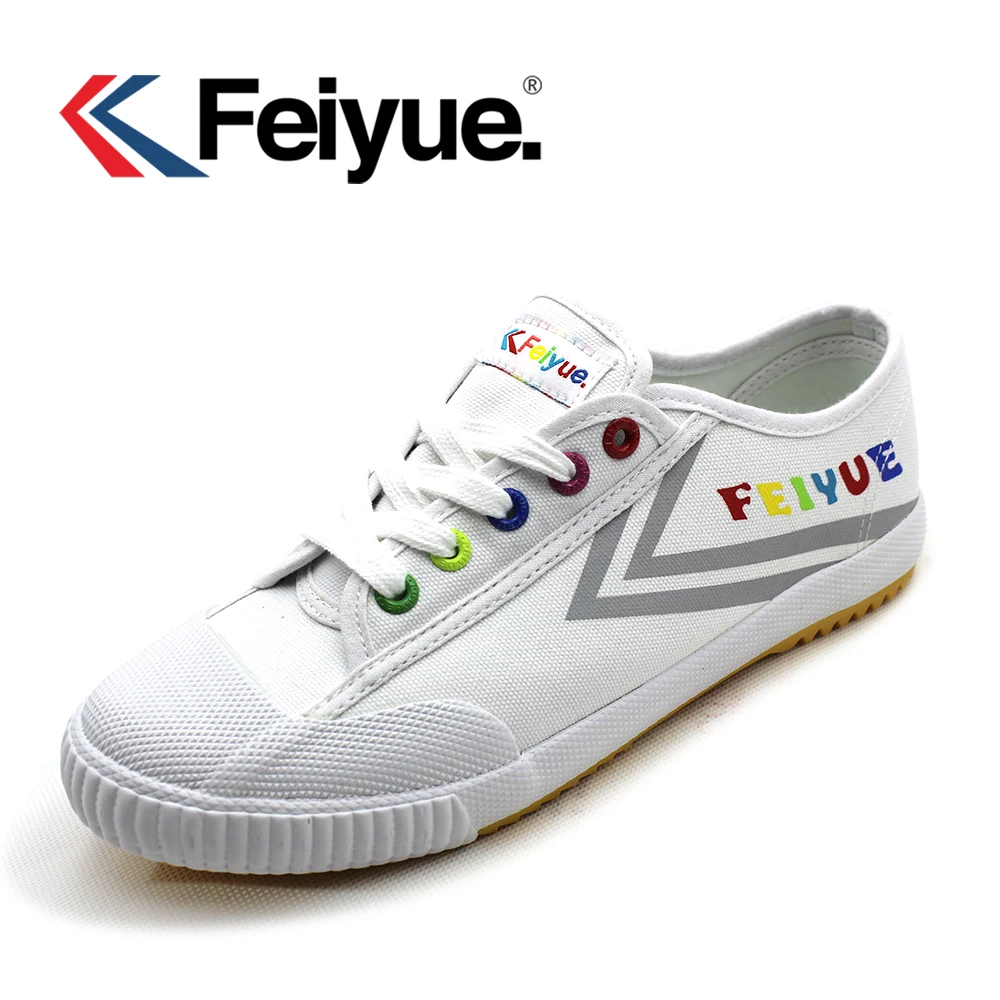 Feiyue обувь французские Оригинальные кроссовки боевые искусства тайчи тхэквондо ушу классические белые черные кунг-фу женские мужские белые туфли
