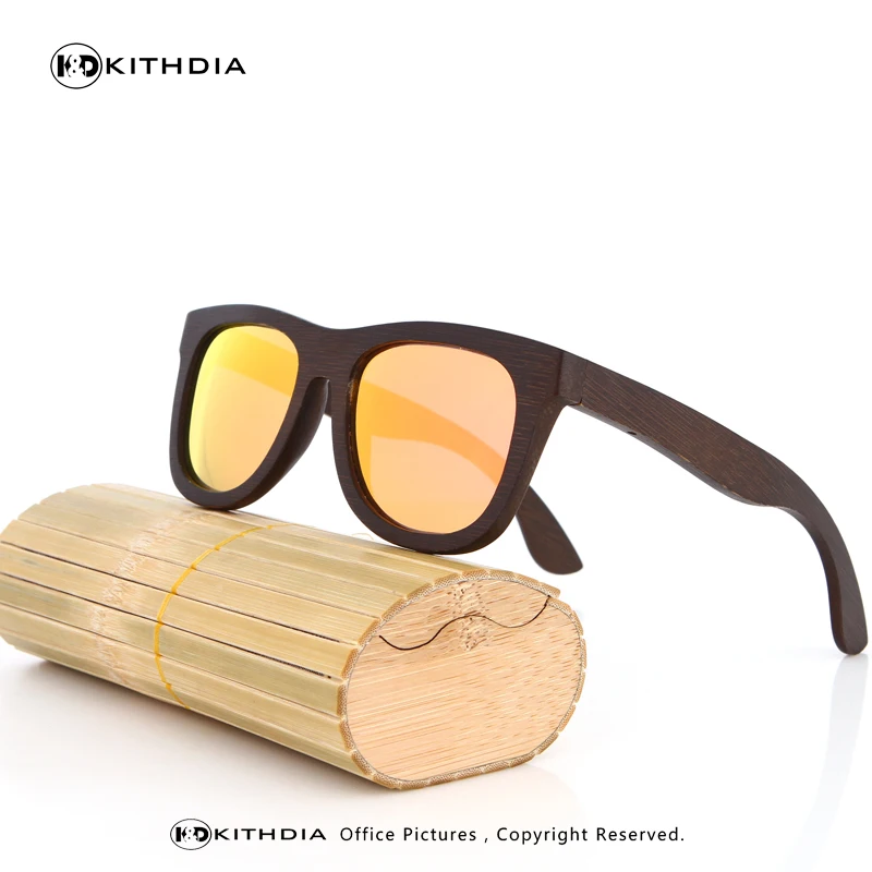 KITHDIA High Quality 100 Handmade Wood Sunglasses So Real Wood Frame