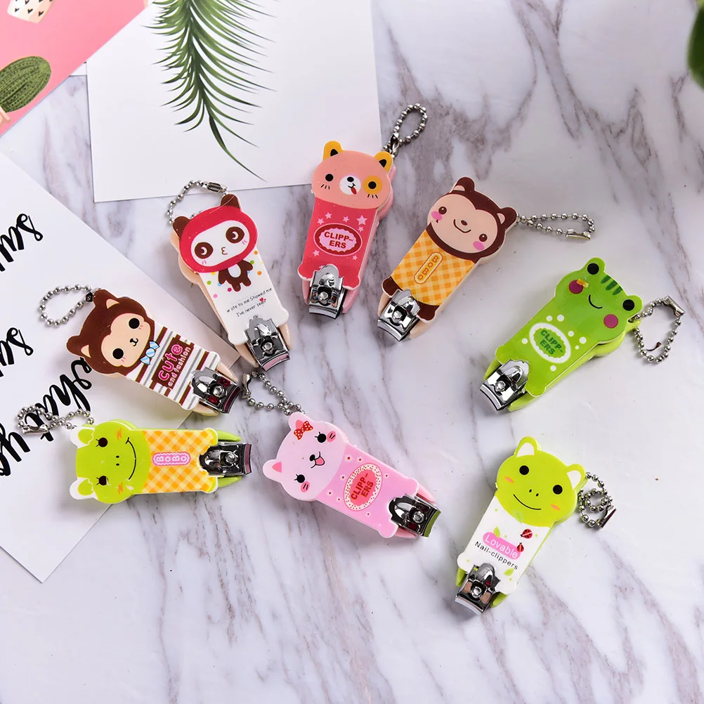 

New Cute Nail Tools Mini Cartoon Nail Clipper Stainless Steel Finger Scissors Nail Knife Cheap