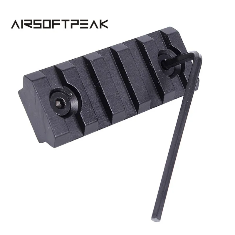 التكتيكية بندقية نطاق 21 مللي متر جبل 5 فتحة 54 مللي متر Keymod ويفر Picatinny السكك الحديدية الصيد الرماية العسكرية الألومنيوم جبل السكك الحديدية أدا...