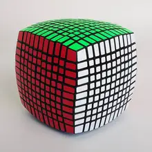 11x11x11 Speed Cube Puzzle ,Black Or White Body,Stickers Fnished