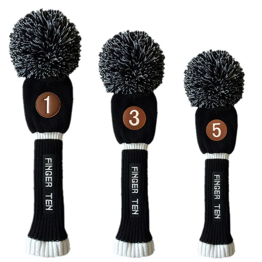 الغولف غطاء الرأس سائق مجموعة بوم بوم قيمة 3 حزمة #1 #3 #5 الممر السالك الهجين أغطية رأس نادي الغولف جميع قسط جودة 4 ألوان